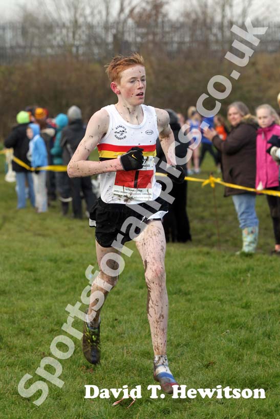 Red 1 boys 2012 North East Championships, Summerhill Country Park, Hartlepool.